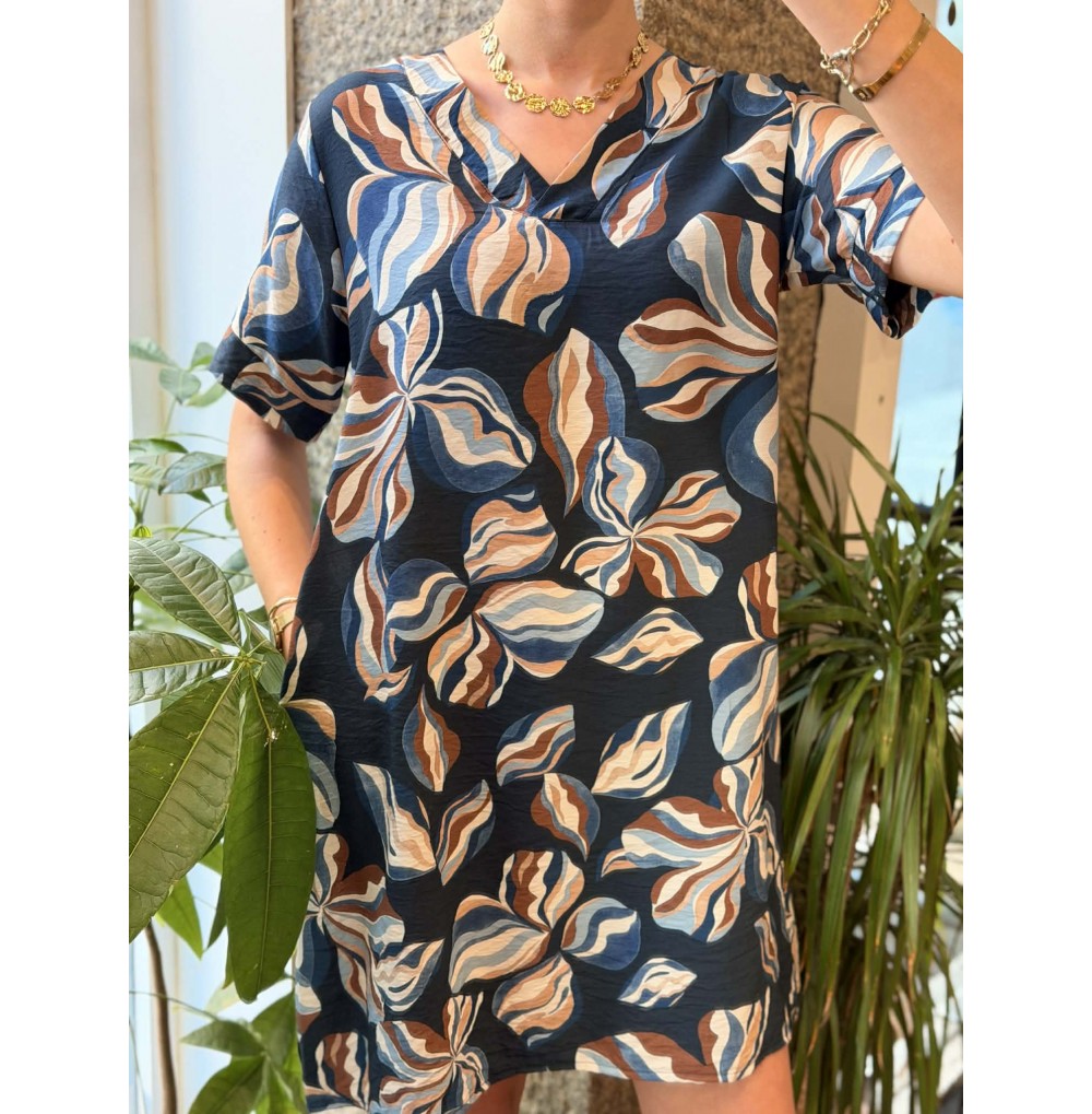 ROBE COURTE MOTIFS