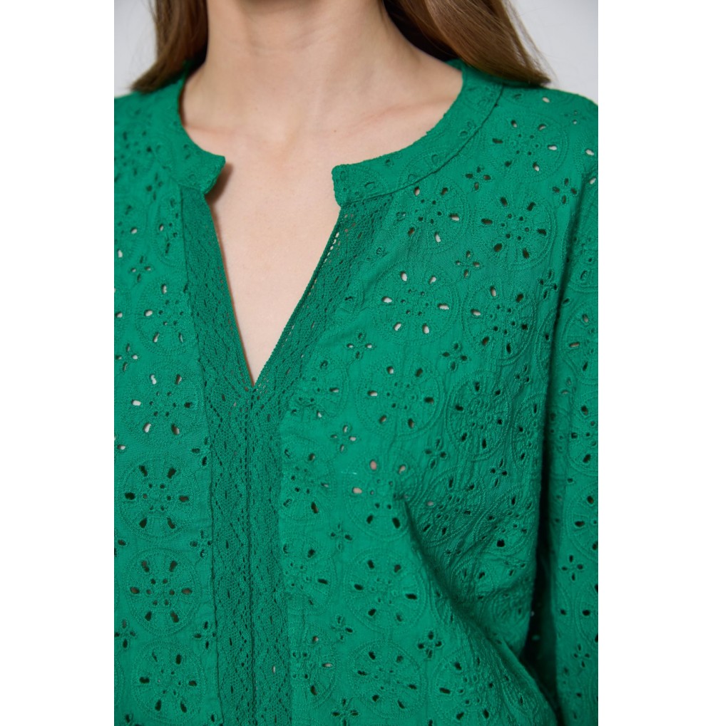 BLOUSE BRODEE ANGLAISE