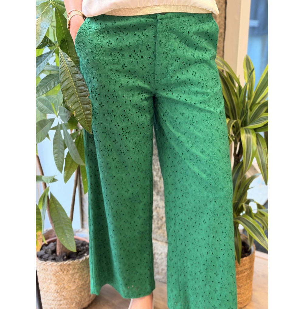 PANTALON BRODERIE